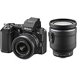 Nikon 1 V2 ハイパーダブルズームキット [ブラック]