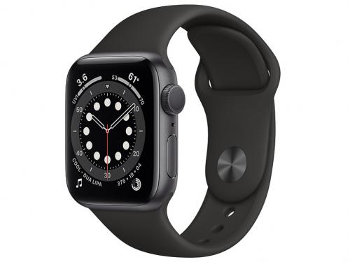 Apple Watch Series 6 GPSモデル 40mm MG133J/A [ブラックスポーツバンド]