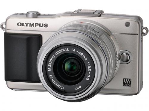 OLYMPUS PEN mini E-PM2 レンズキット [シルバー]