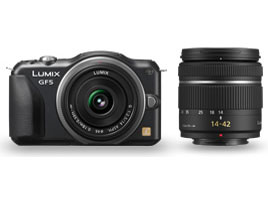 LUMIX DMC-GF5W-K ダブルレンズキット [エスプリブラック]