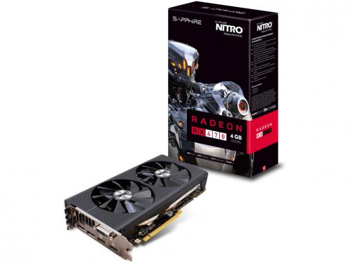 SAPPHIRE NITRO+ RADEON RX 470 4G GDDR5 PCI-E DUAL HDMI/DVI-D/DUAL DP OC [PCIExp 4GB]