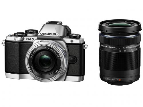 OLYMPUS OM-D E-M10 EZダブルズームキット [シルバー]