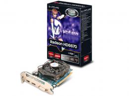 SAPPHIRE HD6670 1G GDDR5 PCI-E HDMI/DVI-I/DP [PCIExp 1GB]