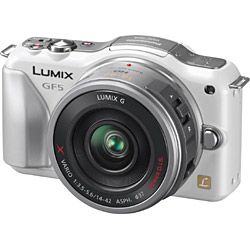 LUMIX DMC-GF5X-W 電動ズームレンズキット [シェルホワイト]