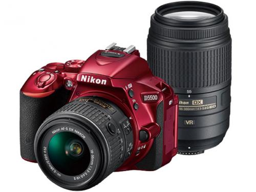 D5500 ダブルズームキット [レッド]