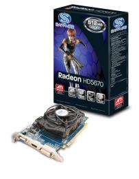 SAPPHIRE HD5670 512M GDDR5 PCI-E HDMI/DVI-I/VGA