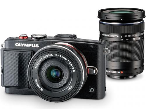 OLYMPUS PEN Lite E-PL6 EZ ダブルズームキット [ブラック]