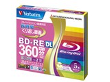Verbatim VBE260NMP5V1 [BD-RE DL 2倍速 5枚組]