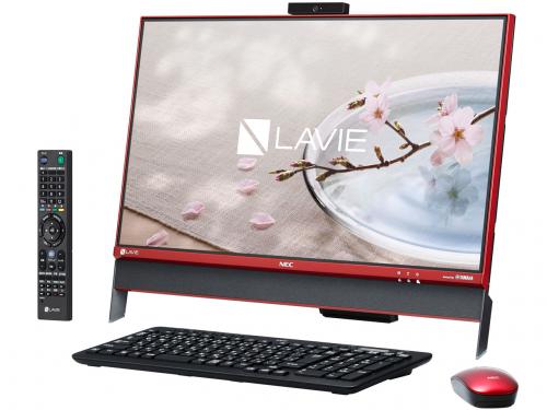 LAVIE Desk All-in-one DA370/DAR PC-DA370DAR [クランベリーレッド]
