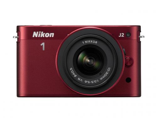 Nikon 1 J2 標準ズームレンズキット [レッド]