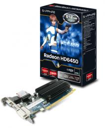SAPPHIRE HD6450 512M DDR3 PCI-E HDMI/DVI-D/VGA [PCIExp 512MB]