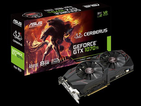 CERBERUS-GTX1070TI-A8G [PCIExp 8GB]