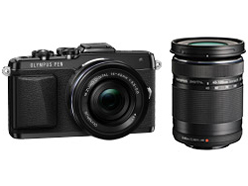 OLYMPUS PEN Lite E-PL7 EZダブルズームキット [ブラック]