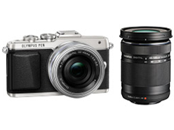 OLYMPUS PEN Lite E-PL7 EZダブルズームキット [シルバー]