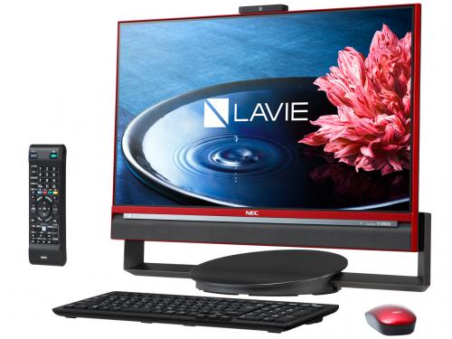 LAVIE Desk All-in-one DA770/BAR PC-DA770BAR [クランベリーレッド]