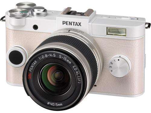 PENTAX Q-S1 ダブルズームキット [ピュアホワイト×クリーム]