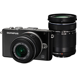 OLYMPUS PEN Lite E-PL3 ダブルズームキット [ブラック]