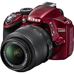 D3200 18-55 VR レンズキット [レッド]