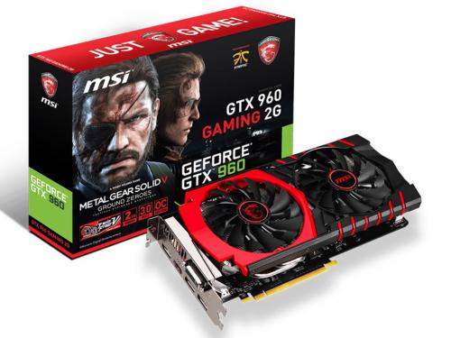 GTX 960 GAMING 2G MGSV [PCIExp 2GB]