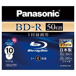 LM-BR50LH10N [BD-R DL 4倍速 10枚組]