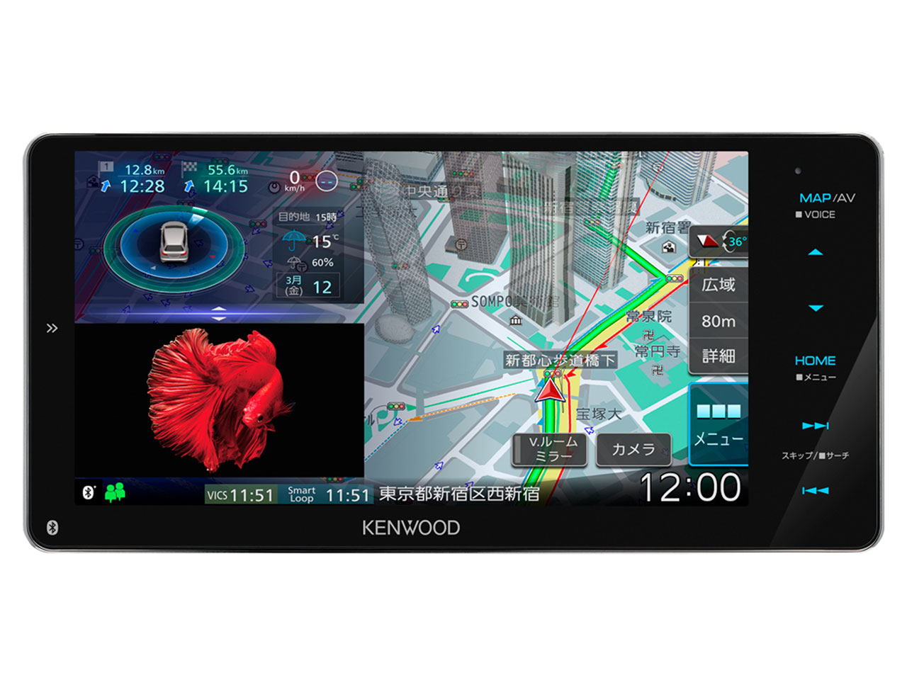 彩速ナビ MDV-M808HDW