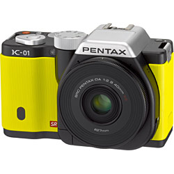 PENTAX K-01 レンズキット [ブラック×イエロー]