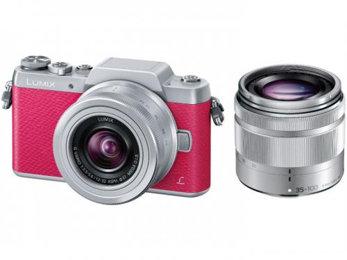 LUMIX DMC-GF7W-P ダブルズームレンズキット [ピンク]