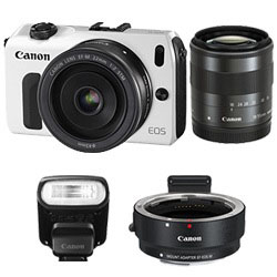 EOS M ダブルレンズキット [ホワイト]