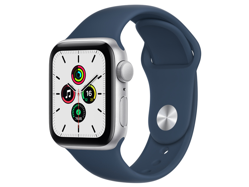 Apple Watch SE GPSモデル 40mm MKNY3J/A [アビスブルースポーツバンド]