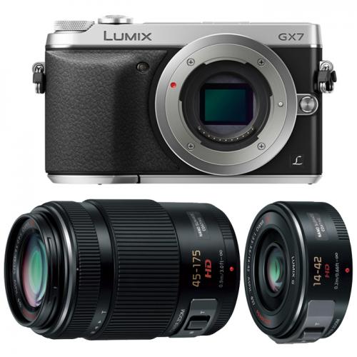 LUMIX DMC-GX7-SS ダブルパワーズームキット シルバー