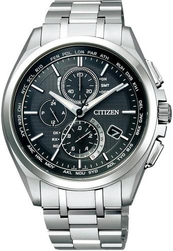 CITIZEN (シチズン) 腕時計 アテッサ エコ・ドライブ電波時計 ダイレクトフライト AT8040-57E