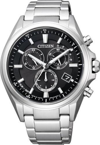 CITIZEN 腕時計 アテッサ エコ・ドライブ電波時計 E610 AT3050-51E