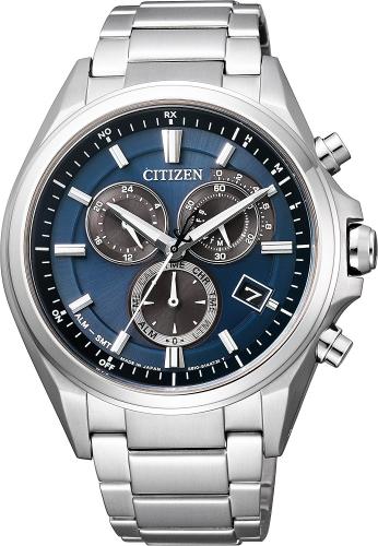 CITIZEN 腕時計 アテッサ エコ・ドライブ電波時計 E610 AT3050-51L
