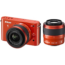 Nikon 1 J2 ダブルズームキット [オレンジ]