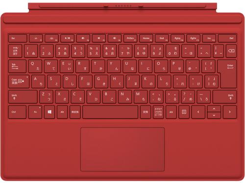 Surface Pro 4 タイプ カバー QC7-00074 [レッド]