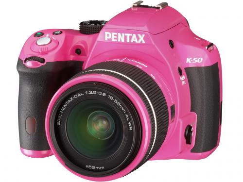 PENTAX K-50 ダブルズームキット [ピンク]