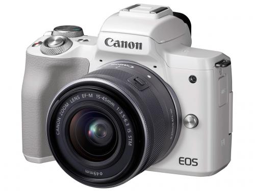 EOS Kiss M EF-M15-45 IS STM レンズキット [ホワイト]