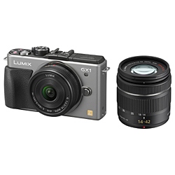 LUMIX DMC-GX1W-S ダブルレンズキット [ブレードシルバー]