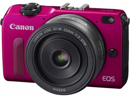 EOS M2 ダブルレンズキット [レッド]