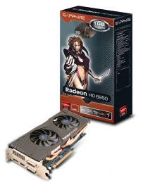 SAPPHIRE HD6950 1G GDDR5 PCI-E DL-DVI-I+SL-DVI-D/HDMI/DP W/DUAL FAN & BIOS [PCIExp 1GB]