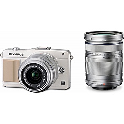 OLYMPUS PEN mini E-PM2 ダブルズームキット [ホワイト]
